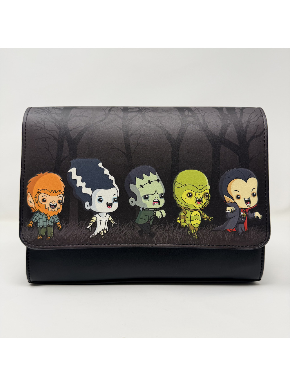 Loungefly Universal Monsters Chibi Halloween Crossbody Bag Horror Purse UMTB0004